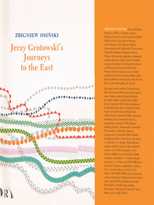 cover image of Jerzy Grotowski's Journeys to the East